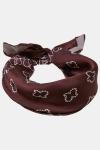 Urban Classics Satin Bandana 2-Pack Cherry/teal