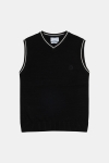 Woodbird Karl Knit Vest Black