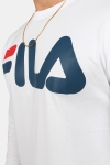Fila Classics Logo LS T-Hemd Bright White