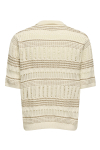 ONLY & SONS Karlos Relaxed Fit SS Resort Knit Polo Vanilla Ice