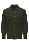 ONLY & SONS Tile Corduroy Hemd Rosin