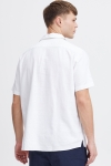 Solid Allan Cuba Linen Hemd White
