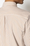 Clean Cut Copenhagen Clean Formal Stretch Stripe Hemd L/S Warm Sand/White Stripe