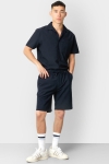 Clean Cut Copenhagen Barcelona Julius Seersucker Shorts Navy