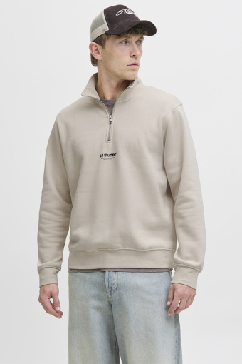 Soho Sweat Half Zip Moonbeam