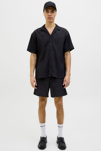 Massimo Resort Hemd SS Black