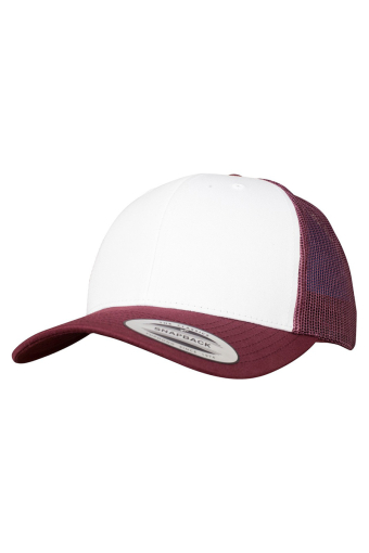 Retro Trucker Maroon / White / Maroon