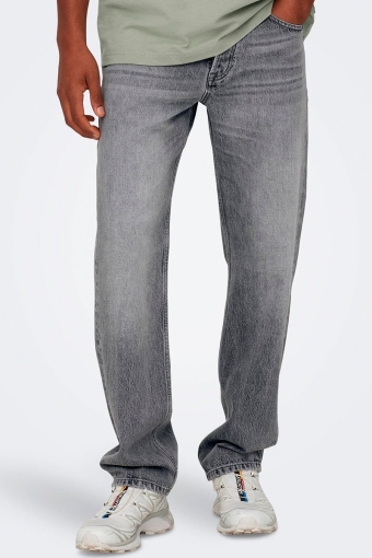 Edge Straight Fit 8202 Medium Grey Denim