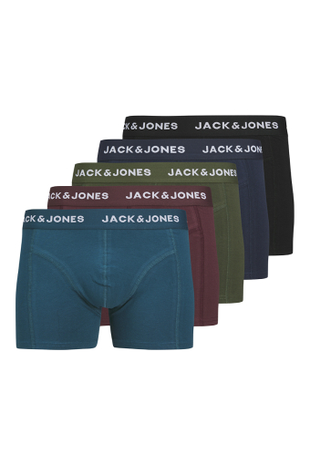 Teo Solid Trunks 5-Pack Navy Blazer