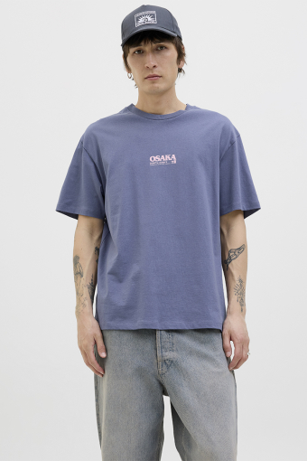 Osaka Relaxed Fit Tee Nightshadow Blue