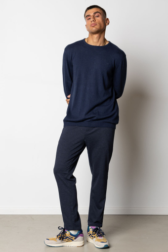Claude crewneck knit Navy Melange