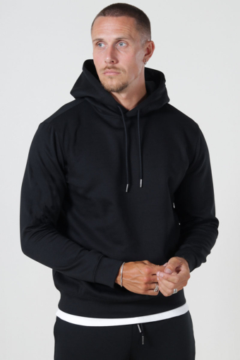 Luca Regular Fit Hoodie  Black