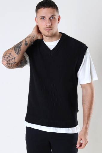 SDVicente knit vest Black