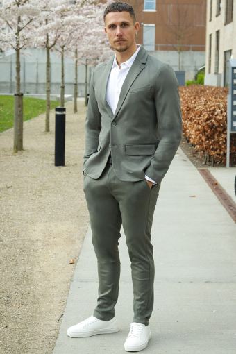 Mark Stretch Blazer Castor Gray