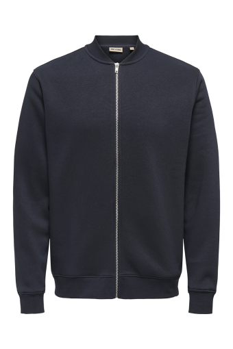 Ceres Sweat Bomber Jacket Black