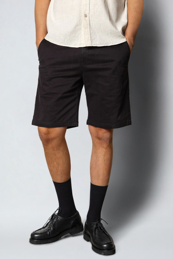 Milano twill shorts Black
