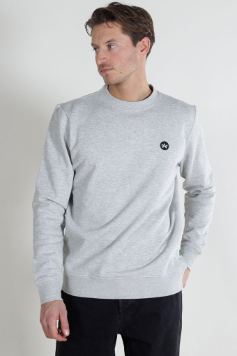 Lars Organic/Recycled crew Lt Grey Mix