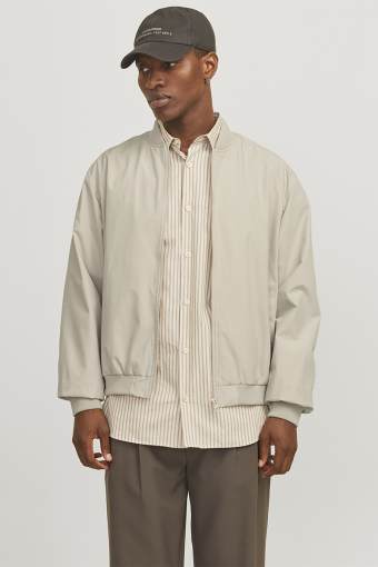 Charge Oversize Bomber Jacket  Moonbeam