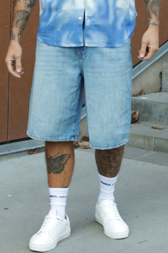 Carl Ballloon Fit Shorts Light Blue Denim