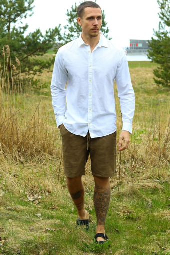 Summer Hemd LS White