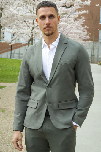 Mark Stretch Blazer Castor Gray