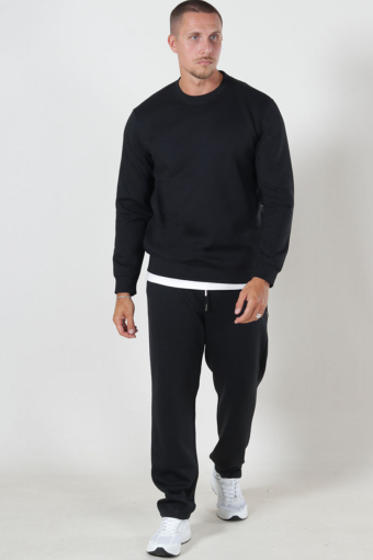 Luca Regular Fit Crew Neck Black