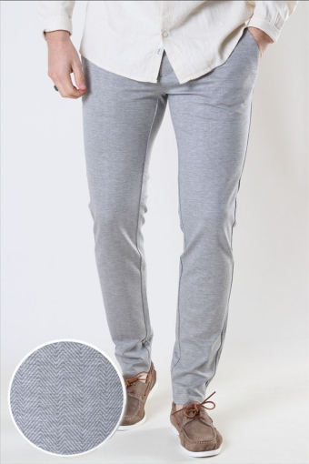 Mark Pant Herringbone Chinchilla