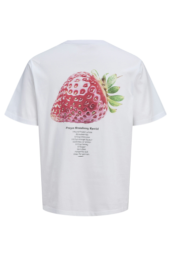 Bradley Relaxed Fit Fruits Tee Bright White