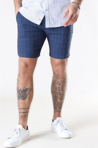 Hector Orleans Check Shorts Blue