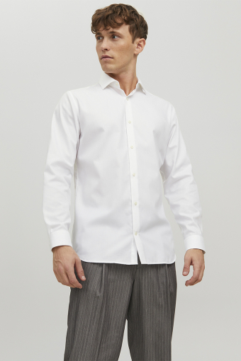 Parker Wrinkle Resistant Hemd LS White