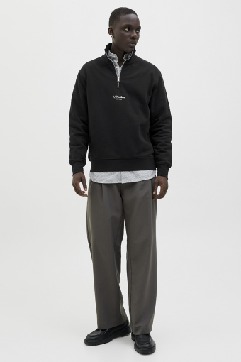Soho Sweat Half Zip Black