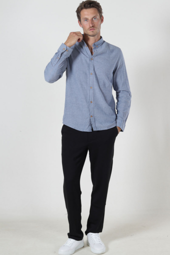 Johan Diego Cotton Hemd Navy Mix