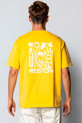 Michael organic T-Hemd Warm Yellow