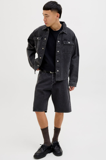Alex Baggy Fit Shorts 499 Black Denim