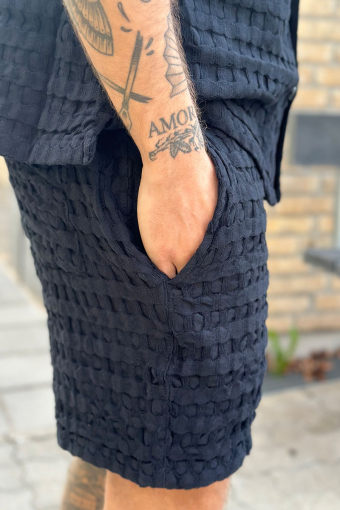Braddock Regular Waffle Shorts Jet Black
