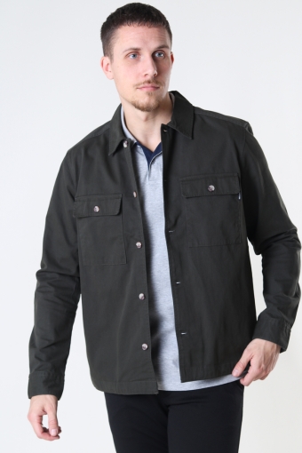 SILVIO LIFE LS TWILL OVERSHIRT Peat