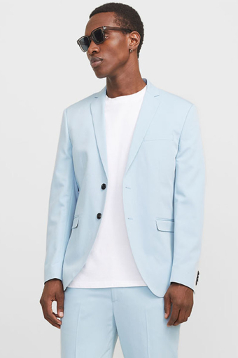 Premium Franco Slim Fit Anzug Chambray Blue