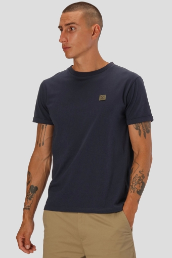 Basic Organic T-Hemd Navy