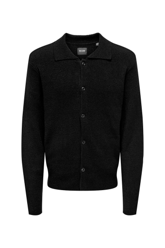 Toke Cardigan Knit Black