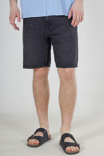 Edge Denim Shorts  Washed Black