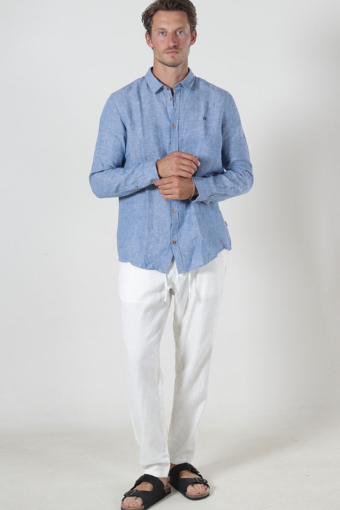 Ayers Ls Hemd Federal Blue