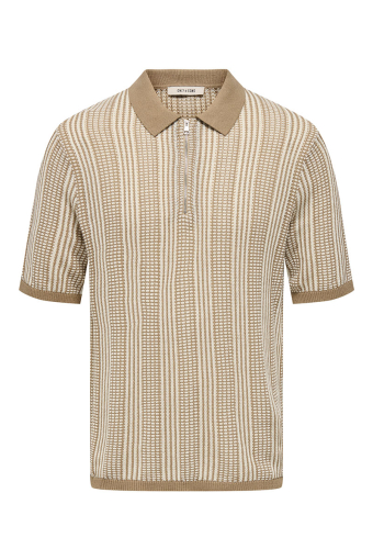 Ketil Regular Fit SS Polo  Chinchilla