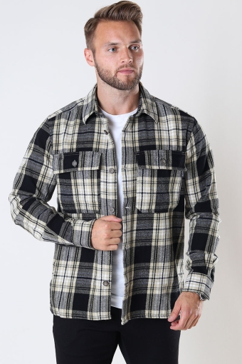 SCOTT LS CHECK FLANNEL OVERSHIRT Twill