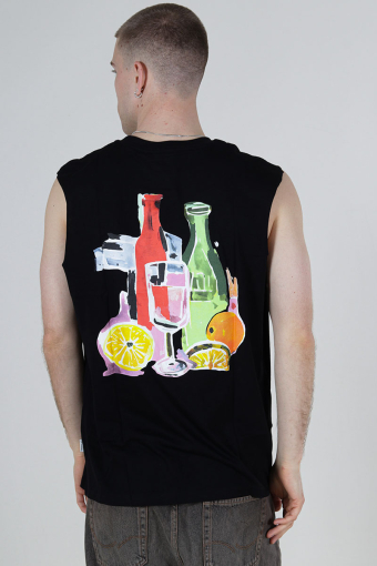 Varenna Sleveless Tee Black