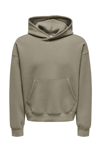 Goyle Box Fit Subca Hoodie Walnut