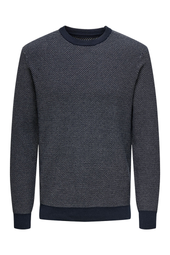 Morgan Regular Structure Crew Neck Navy Blazer