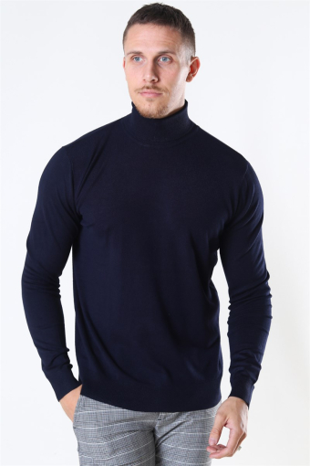 Potter Turtleneck Strik Navy
