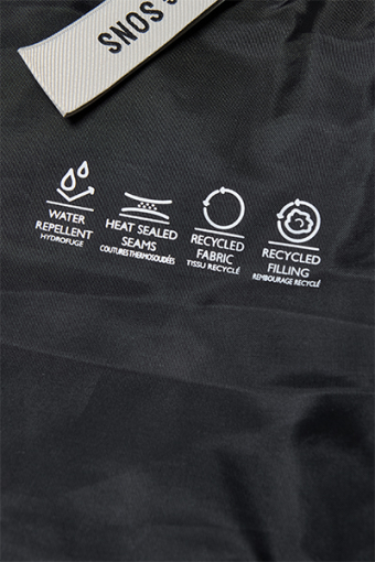 Union Seamless Puffer Vest Black