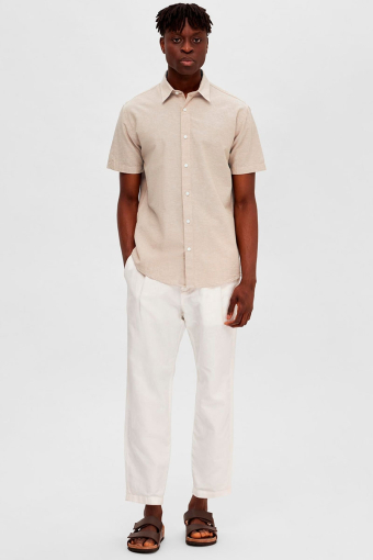 Regular New Linen Hemd SS Pure Cashmere