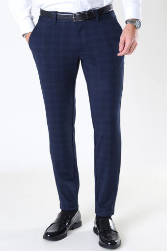 Mark Tap Pants Check GW 8098 Night Sky